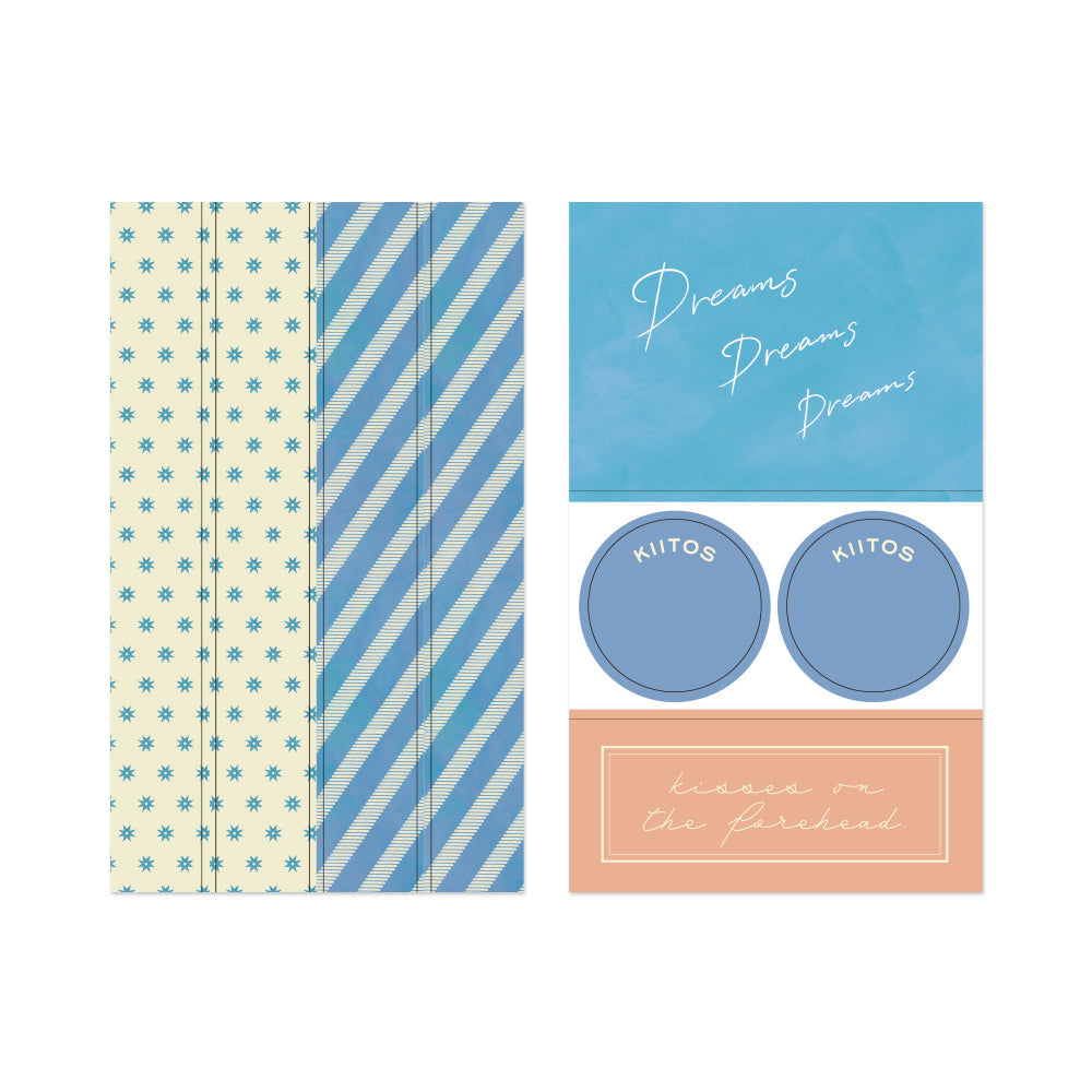 Midori - Decoration Sticker Light Blue-Sticker-DutchMills