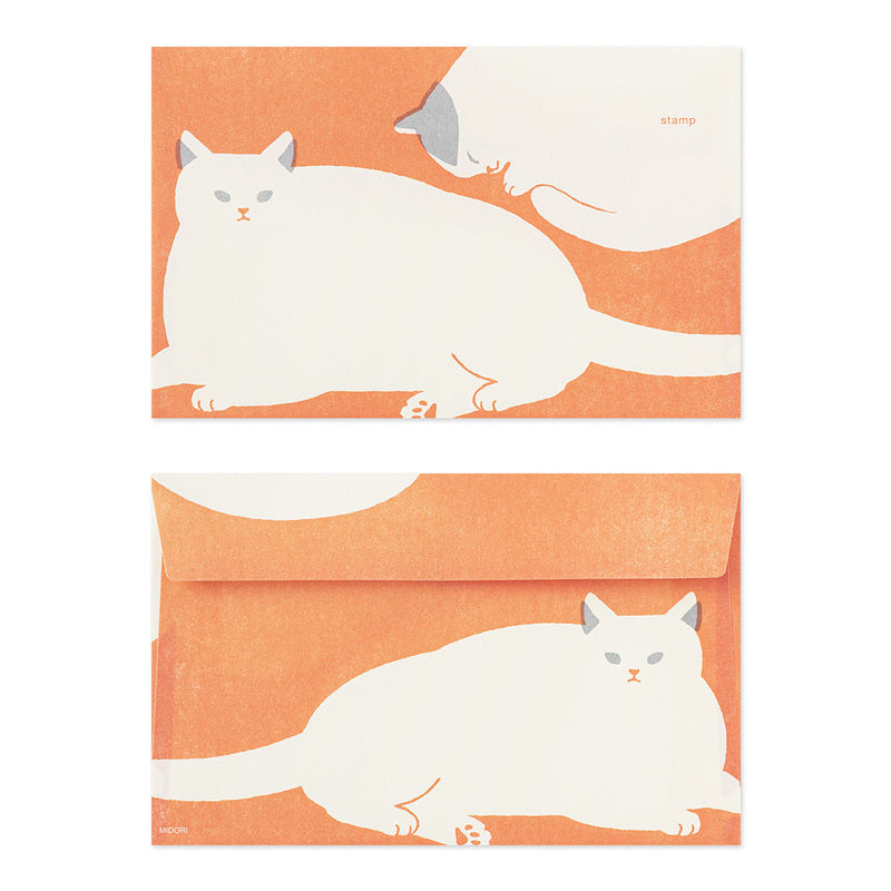 Midori - Easy & Cosy Envelope Cat-Briefpapier-DutchMills