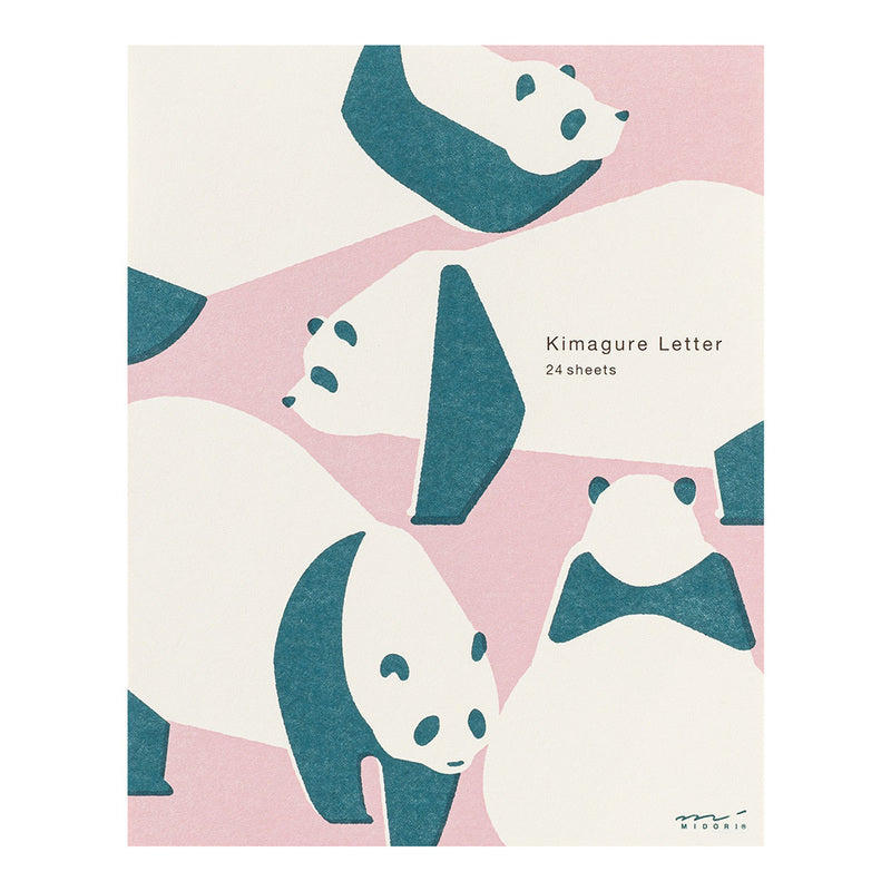 Midori - Easy & Cosy Letter Pad Panda (24 sheets)-Briefpapier-DutchMills