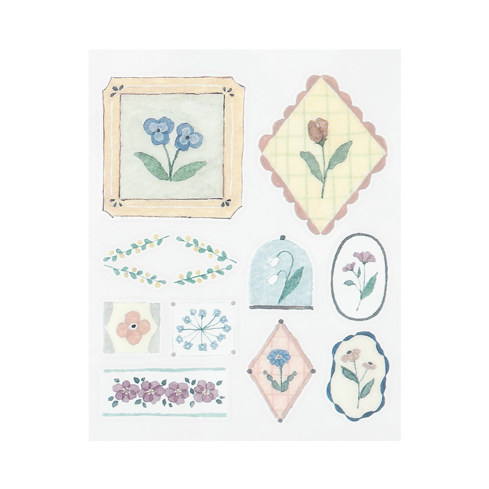 Midori - Glossy Transfer Sticker - Flower-Sticker-DutchMills