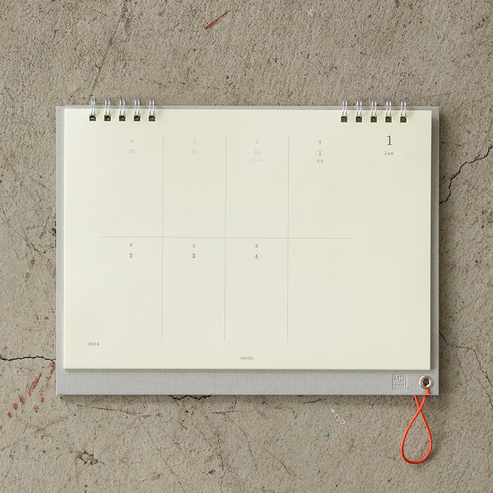 Midori - MD Desk Calendar Weekly 2026-Kalender-DutchMills