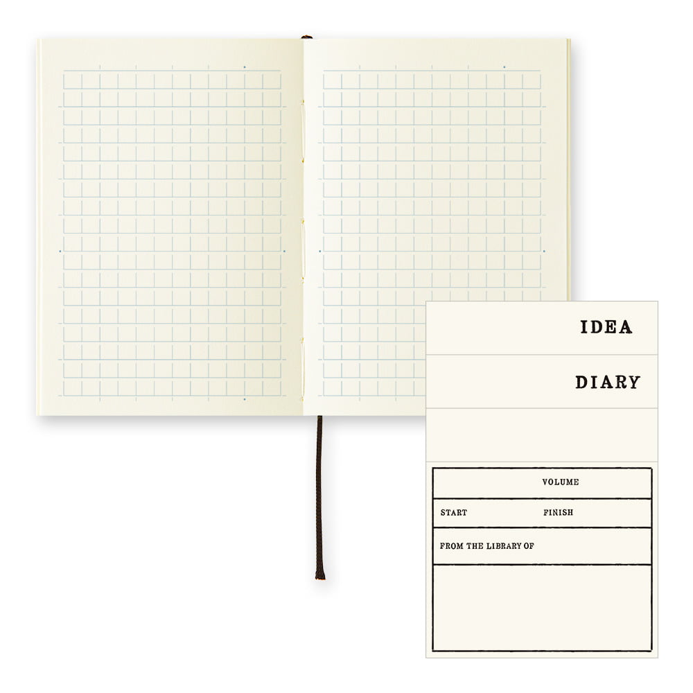 Midori - MD Notebook A7 Grid-Notitieboek-DutchMills