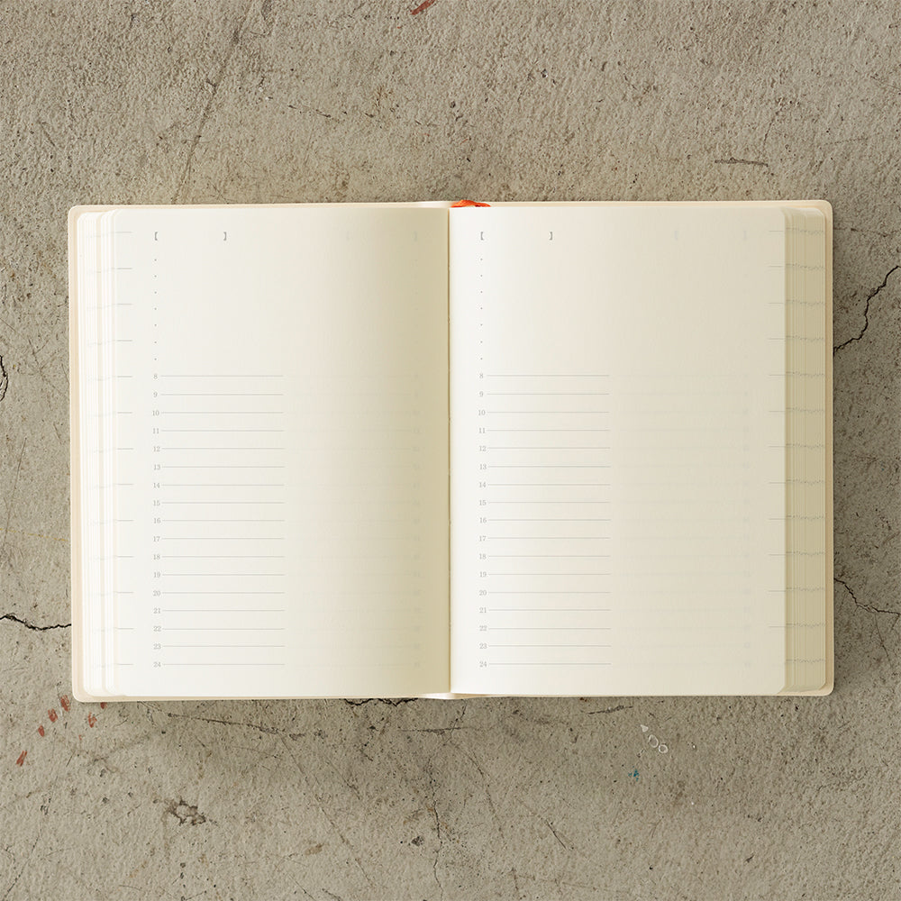 Midori - MD Notebook Diary 2026 - 1 Day 1 Page - A6-Agenda-DutchMills