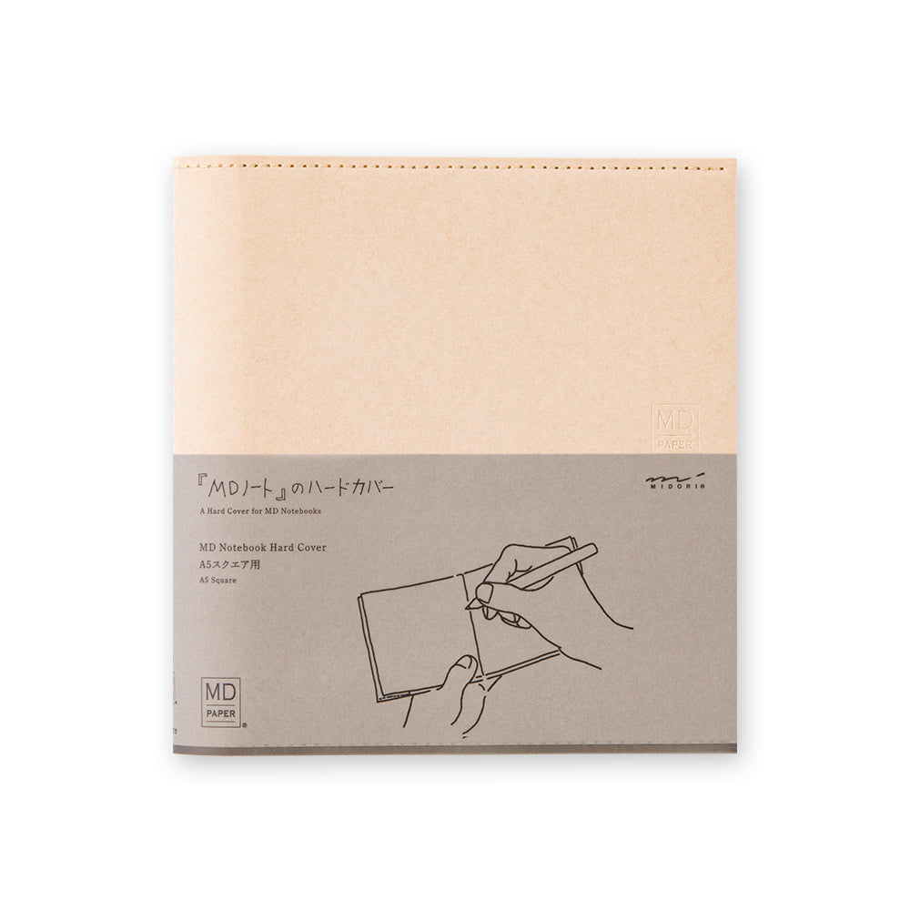 Midori - MD Notebook Hardcover A5 Square Paper-Notitieboek-DutchMills