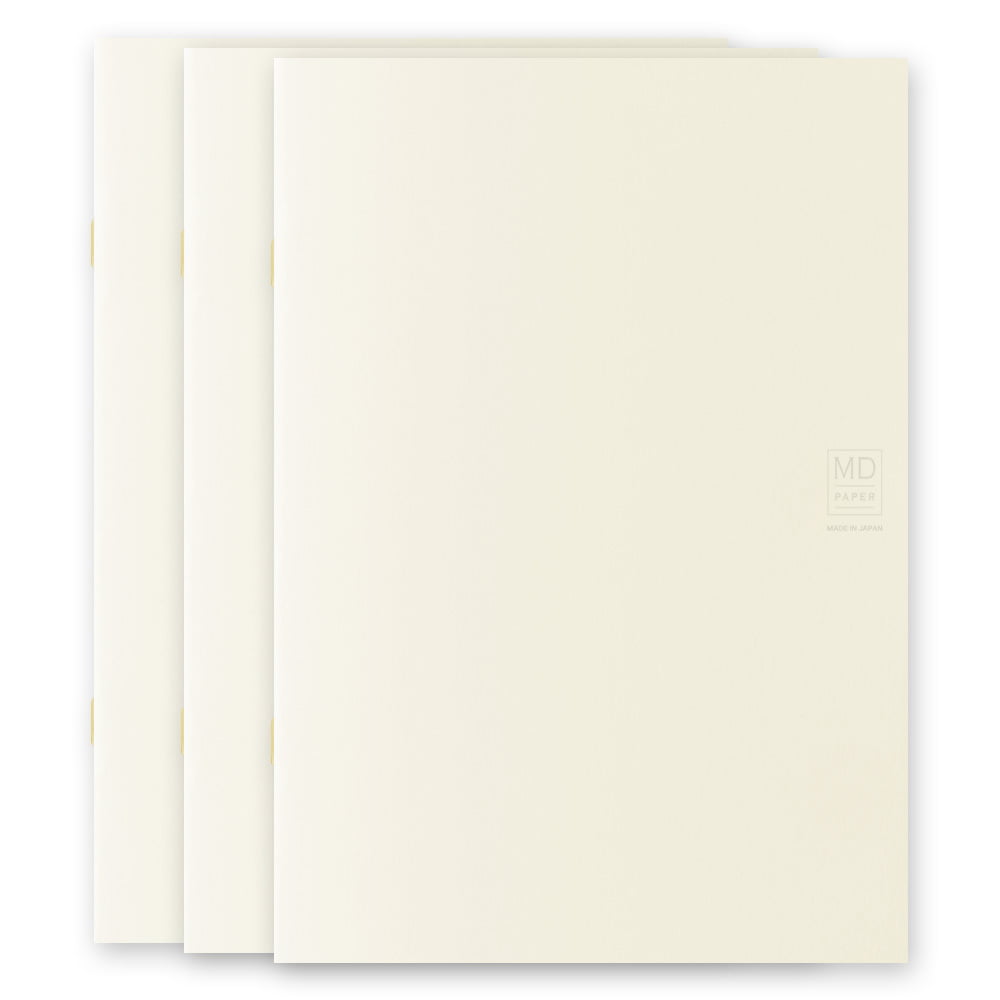 Midori - MD Notebook Light A5 Ruled (3 stuks)-Notitieboek-DutchMills