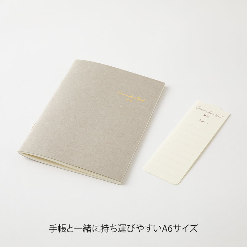 Midori - Notebook A6 Commonplaced Book Grey-Notitieboek-DutchMills