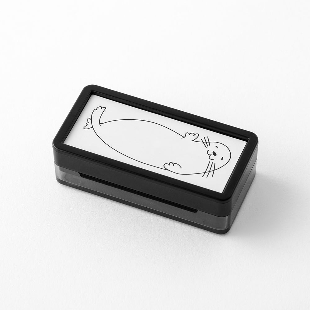 Midori - Paintable Stamp Pre-Inked Half Size Seal-Stempel-DutchMills