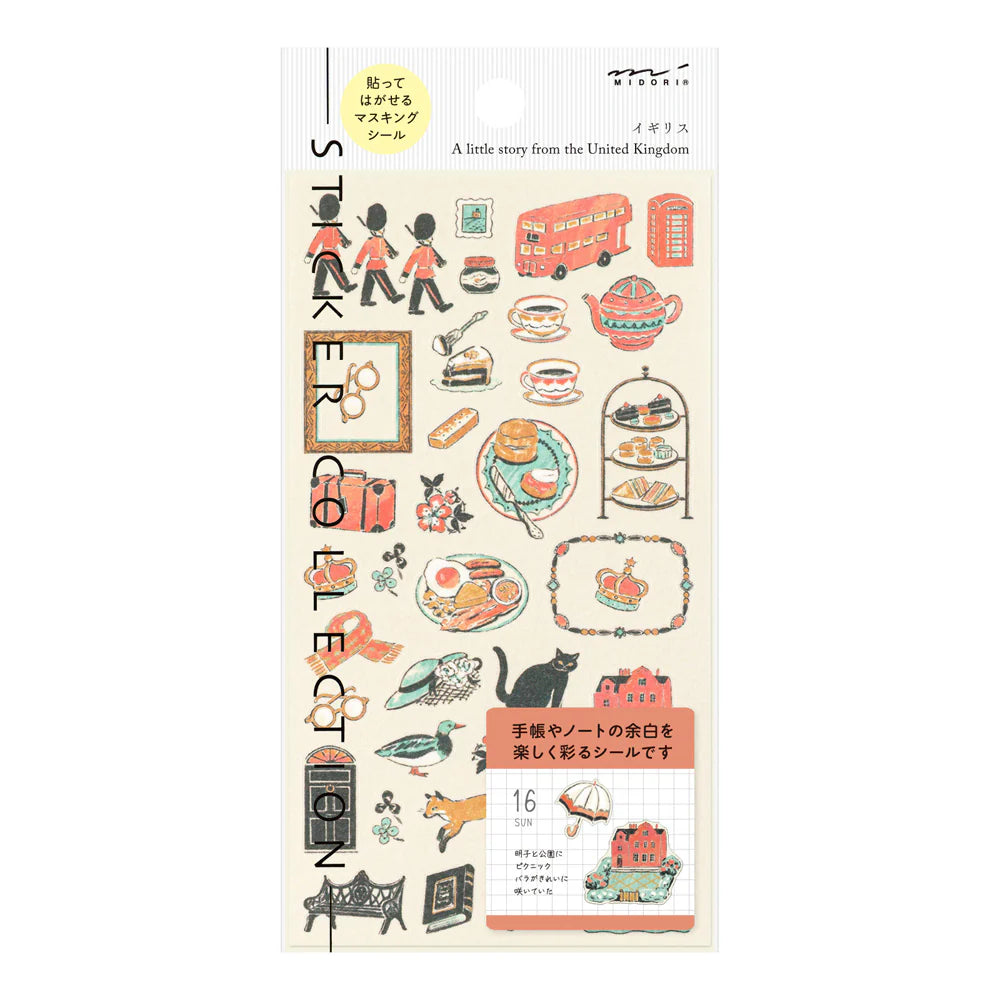 Midori - Sticker British Motifs-Sticker-DutchMills