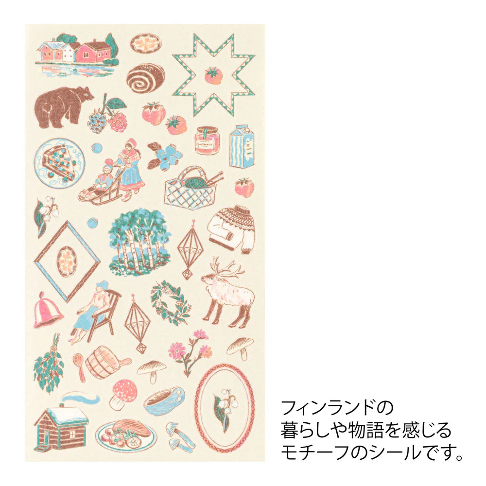 Midori - Sticker Finnish Motifs-Sticker-DutchMills