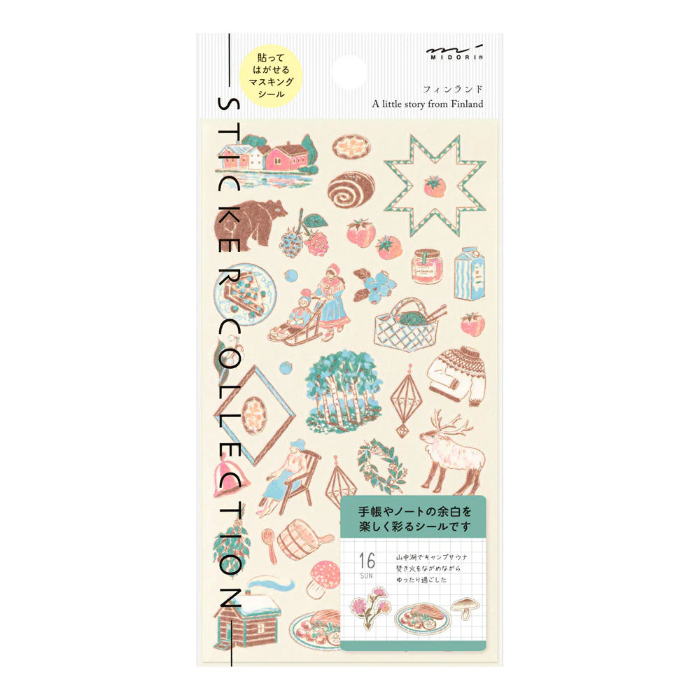 Midori - Sticker Finnish Motifs-Sticker-DutchMills