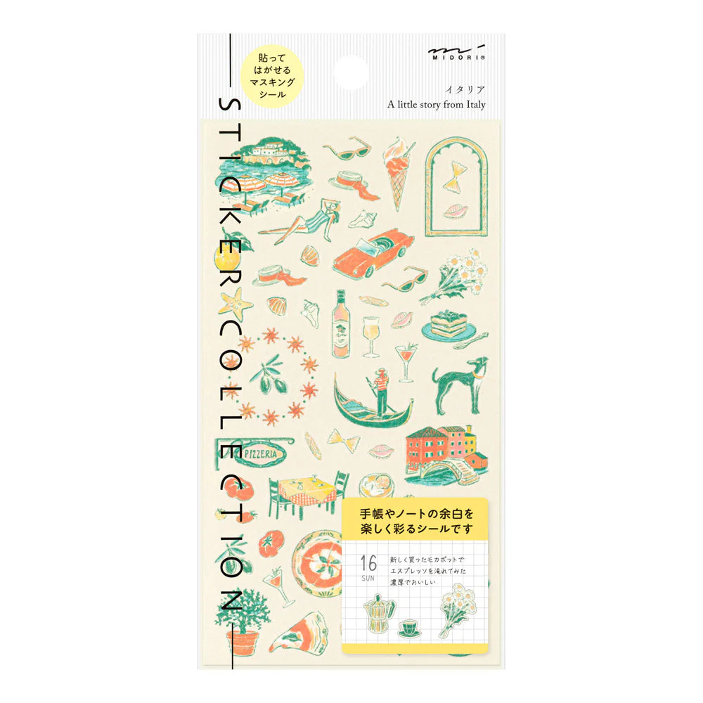 Midori - Sticker Italian Motifs-Sticker-DutchMills