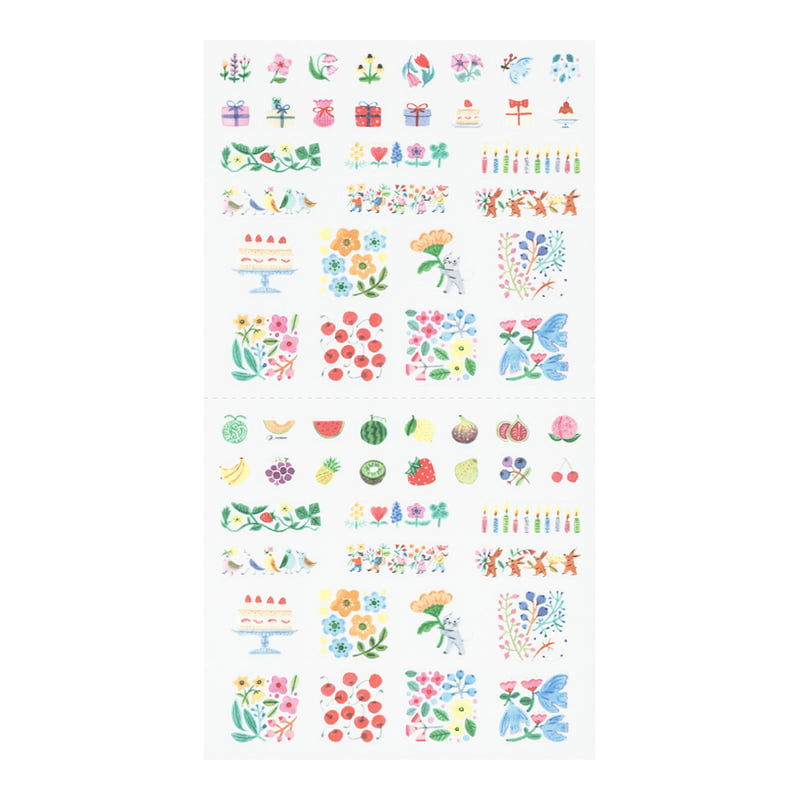 Midori - Sticker Margin Flower-Sticker-DutchMills
