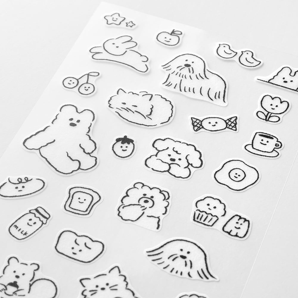 Midori - Sticker Two Sheets Cute Motif-Sticker-DutchMills