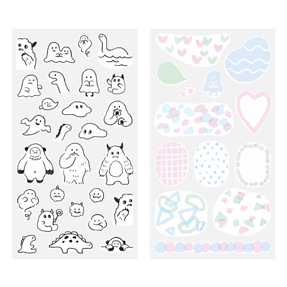 Midori - Sticker Two Sheets Monster-Sticker-DutchMills