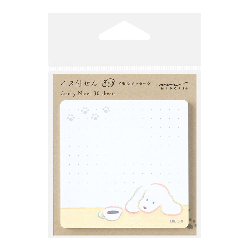 Midori - Sticky Notes - Coffee and Dog-Sticky Notes-DutchMills
