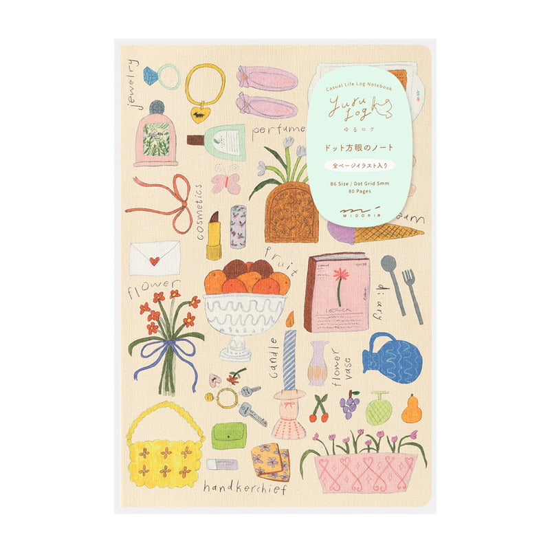 Midori - Yuru Log Notebook B6 My Life-Midori-DutchMills