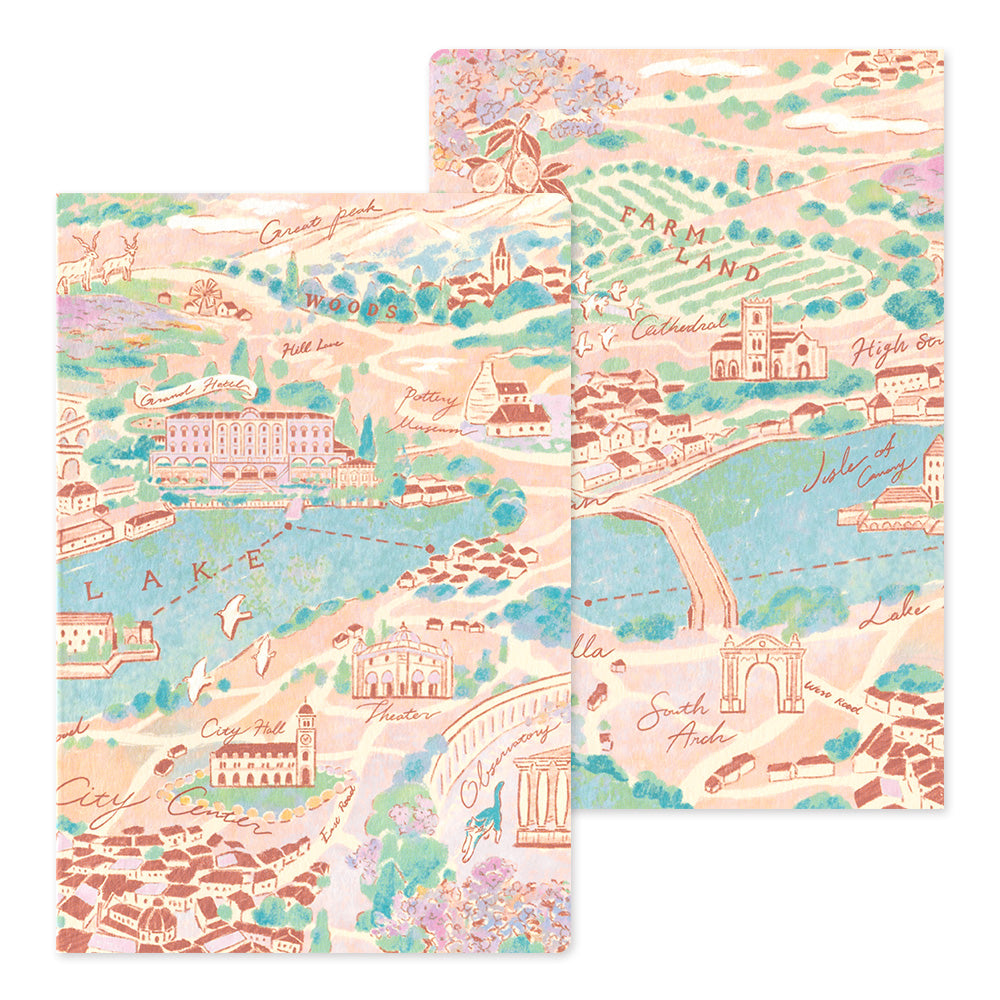 Midori - Yuru Log Notebook B6 Travel & Hotel-Midori-DutchMills