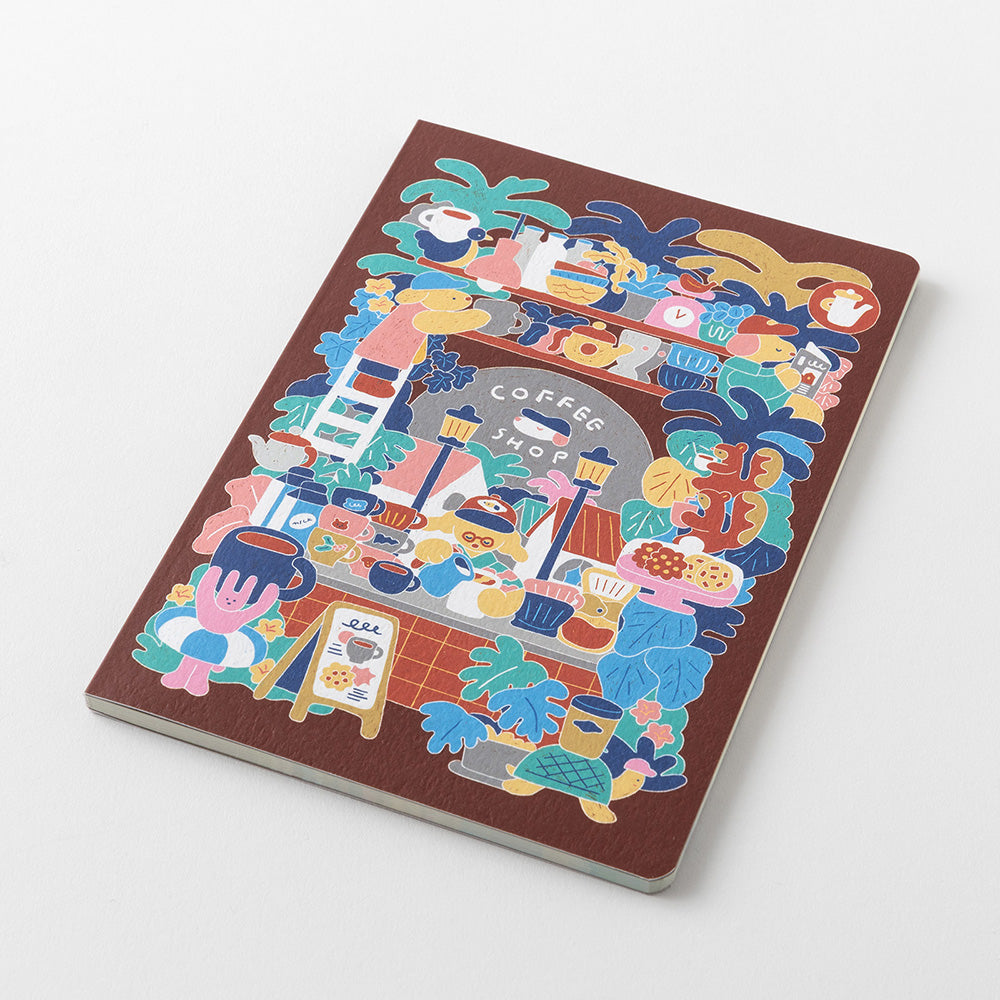 Midori - Yuru Log - Vol. 3 Notebook B6 Coffee Shop-Notitieboek-DutchMills