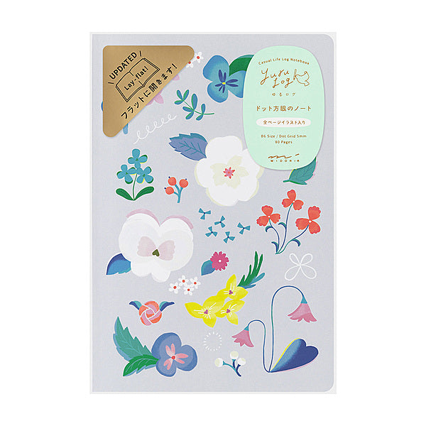 Midori - Yuru Log - Vol. 3 Notebook B6 Floral-Notitieboek-DutchMills