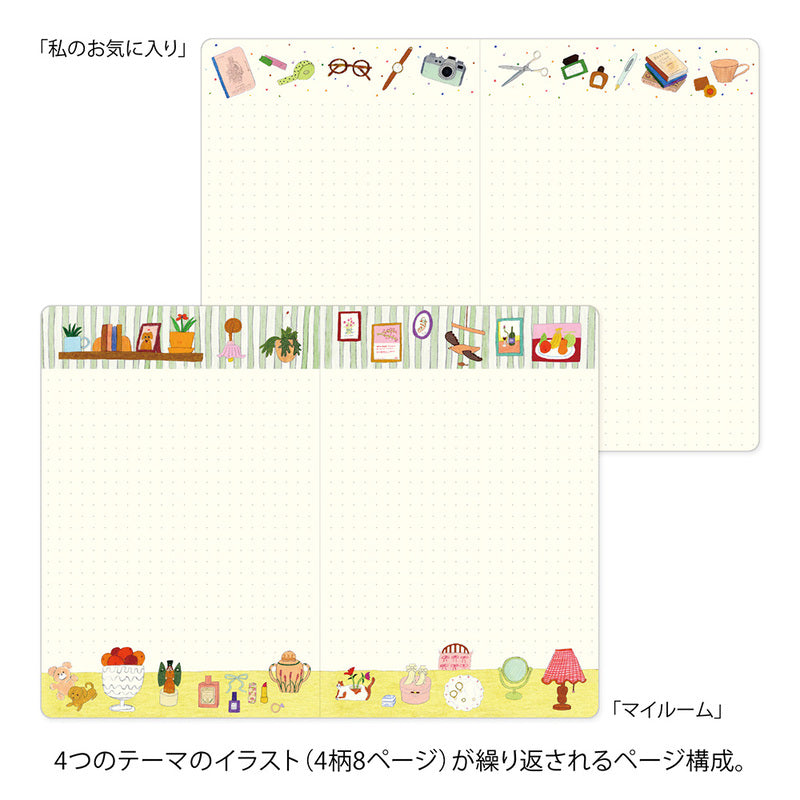 Midori - Yuru Log - Vol. 3 Notebook B6 My Life-Notitieboek-DutchMills