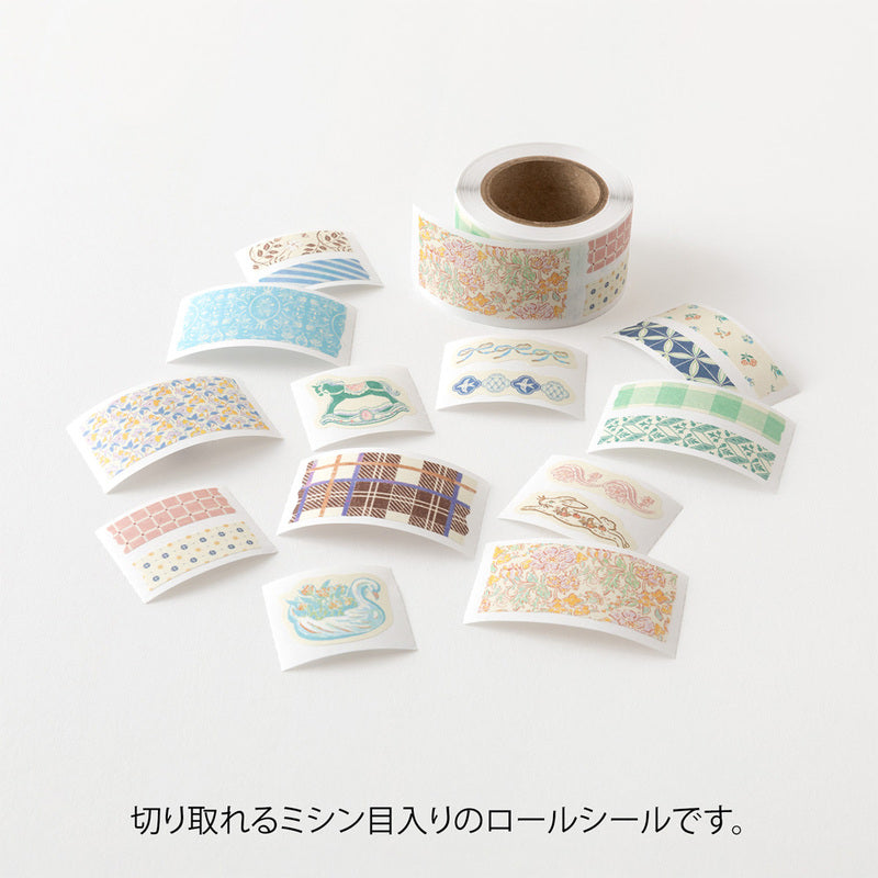Midori - Yuru Log Vol. 3 Roll Sticker Antique-Maskingtape-DutchMills