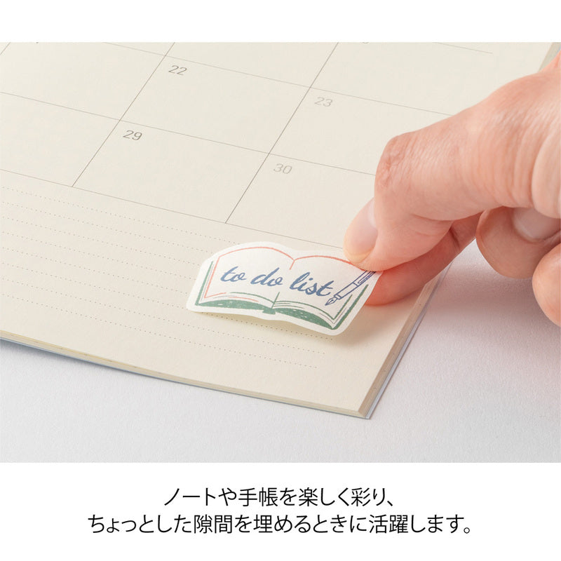 Midori - Yuru Log Vol. 3 Roll Sticker List-Maskingtape-DutchMills