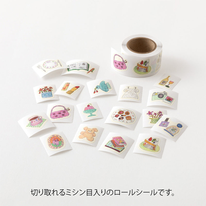 Midori - Yuru Log Vol. 3 Roll Sticker Motifs-Maskingtape-DutchMills