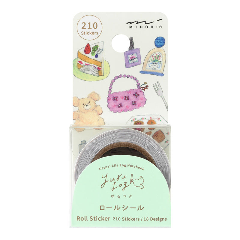Midori - Yuru Log Vol. 3 Roll Sticker Motifs-Maskingtape-DutchMills