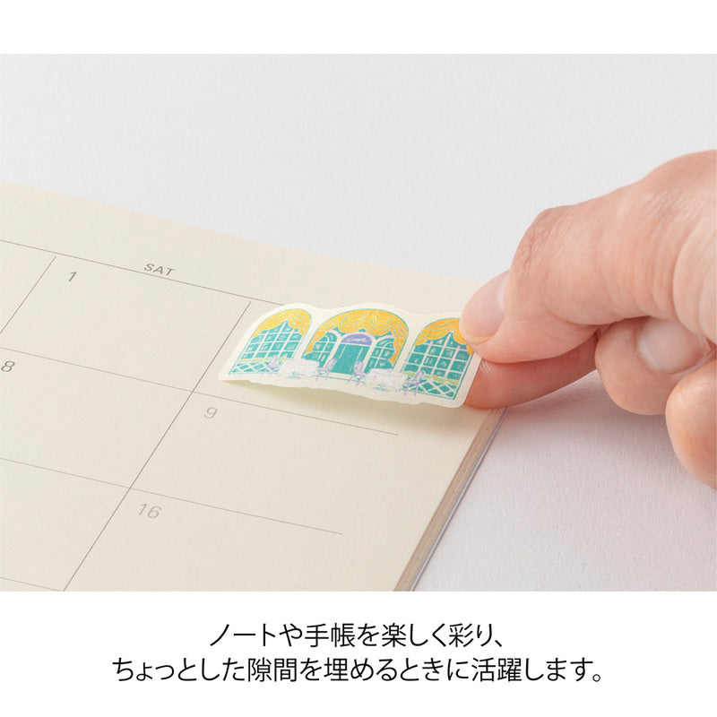 Midori - Yuru Log Vol. 3 Roll Sticker Window Views-Maskingtape-DutchMills