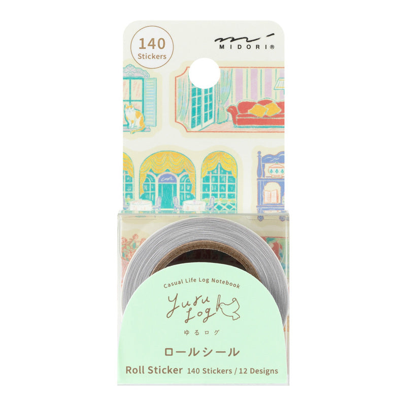 Midori - Yuru Log Vol. 3 Roll Sticker Window Views-Maskingtape-DutchMills