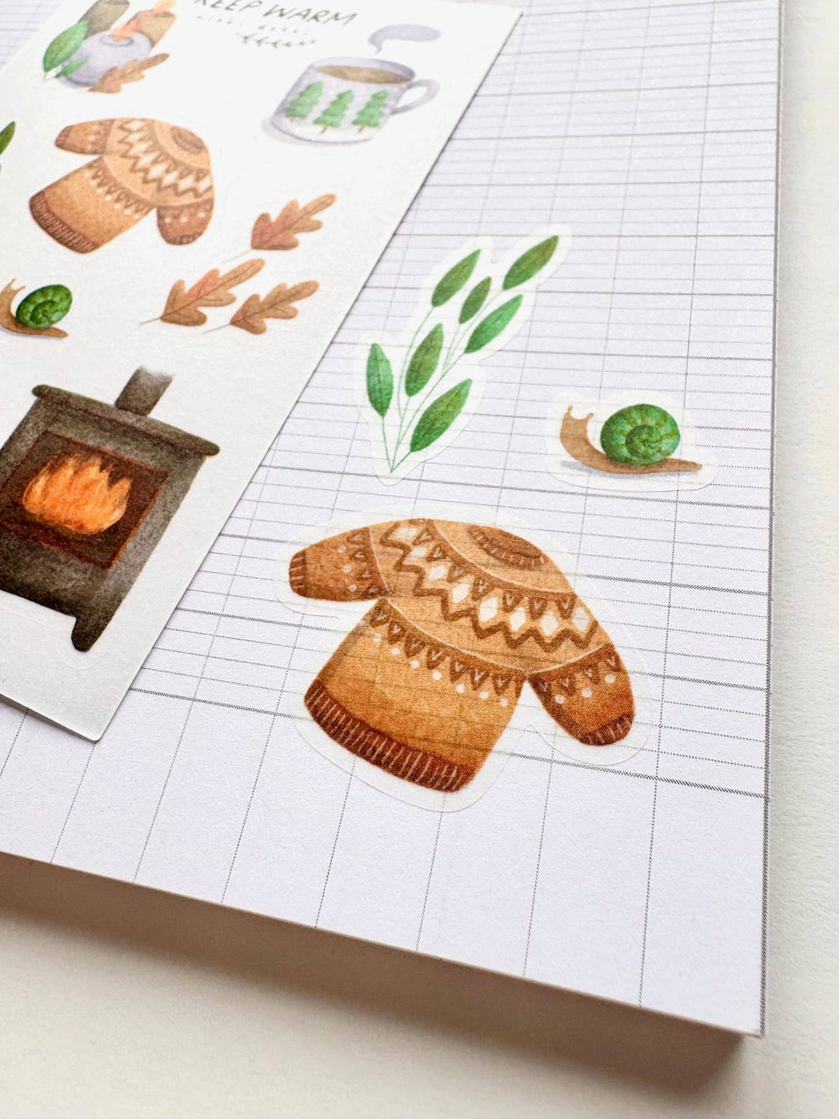 Mini sticker sheet - Keep warm-DutchMills