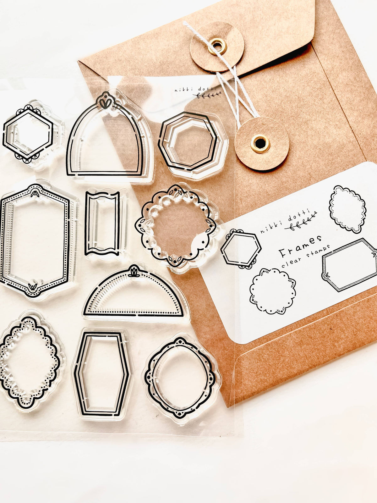 Nikki Dotti - Stamp set - Frames-Stempel-DutchMills