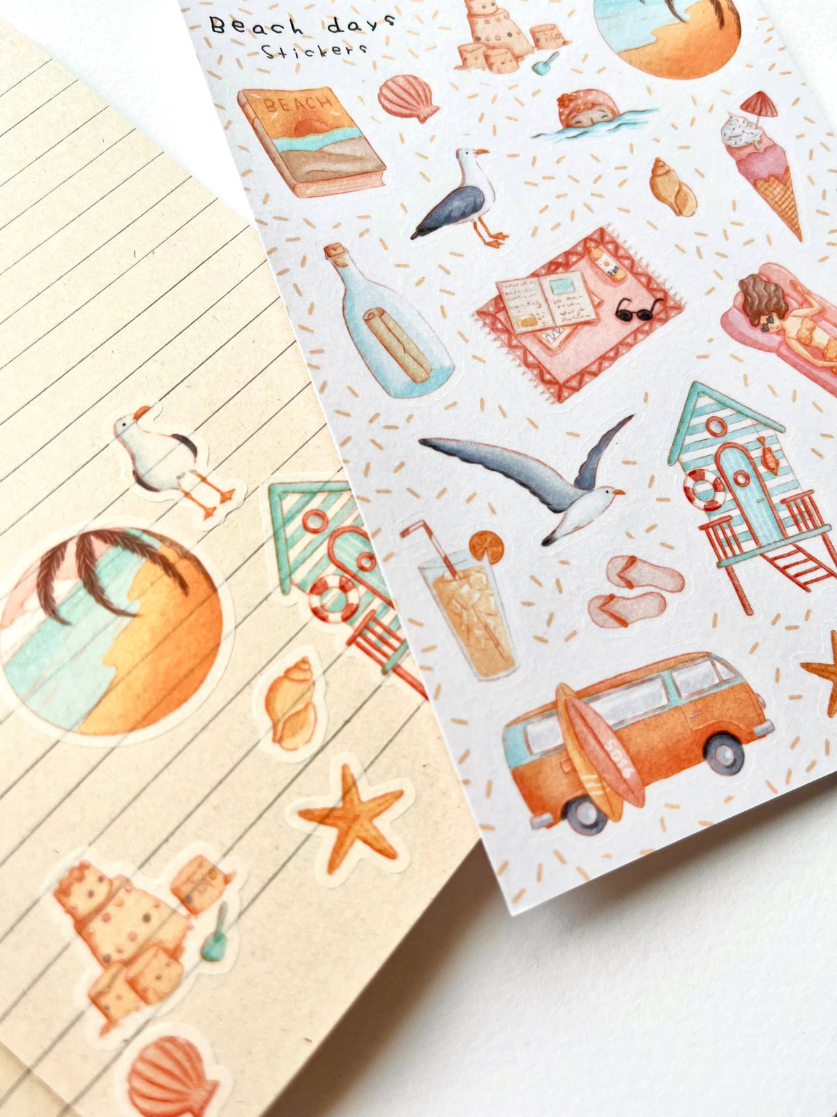 Nikki Dotti - Sticker sheet - Beach days-Sticker-DutchMills