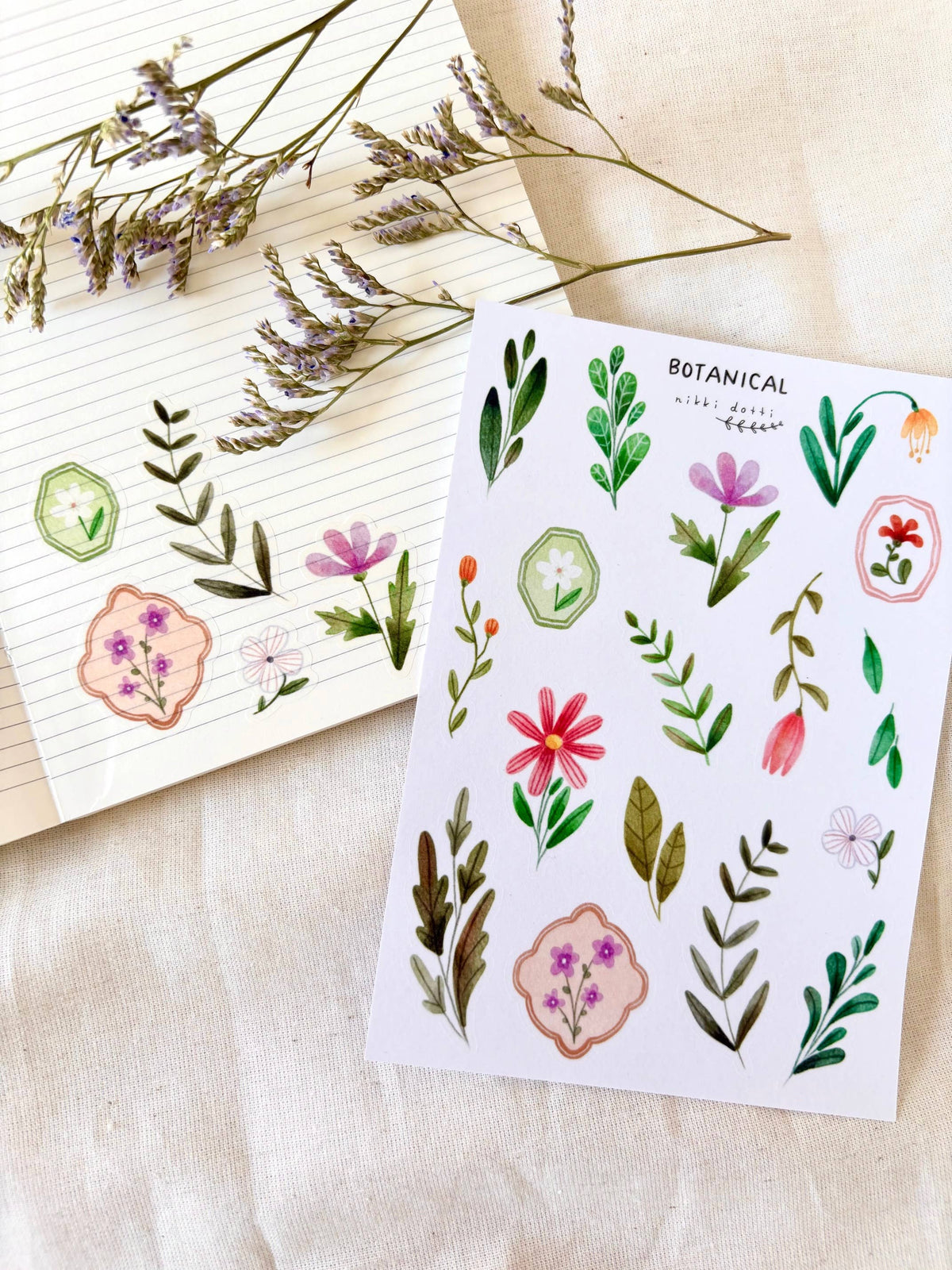 Sticker sheet - Botanical-Sticker-DutchMills