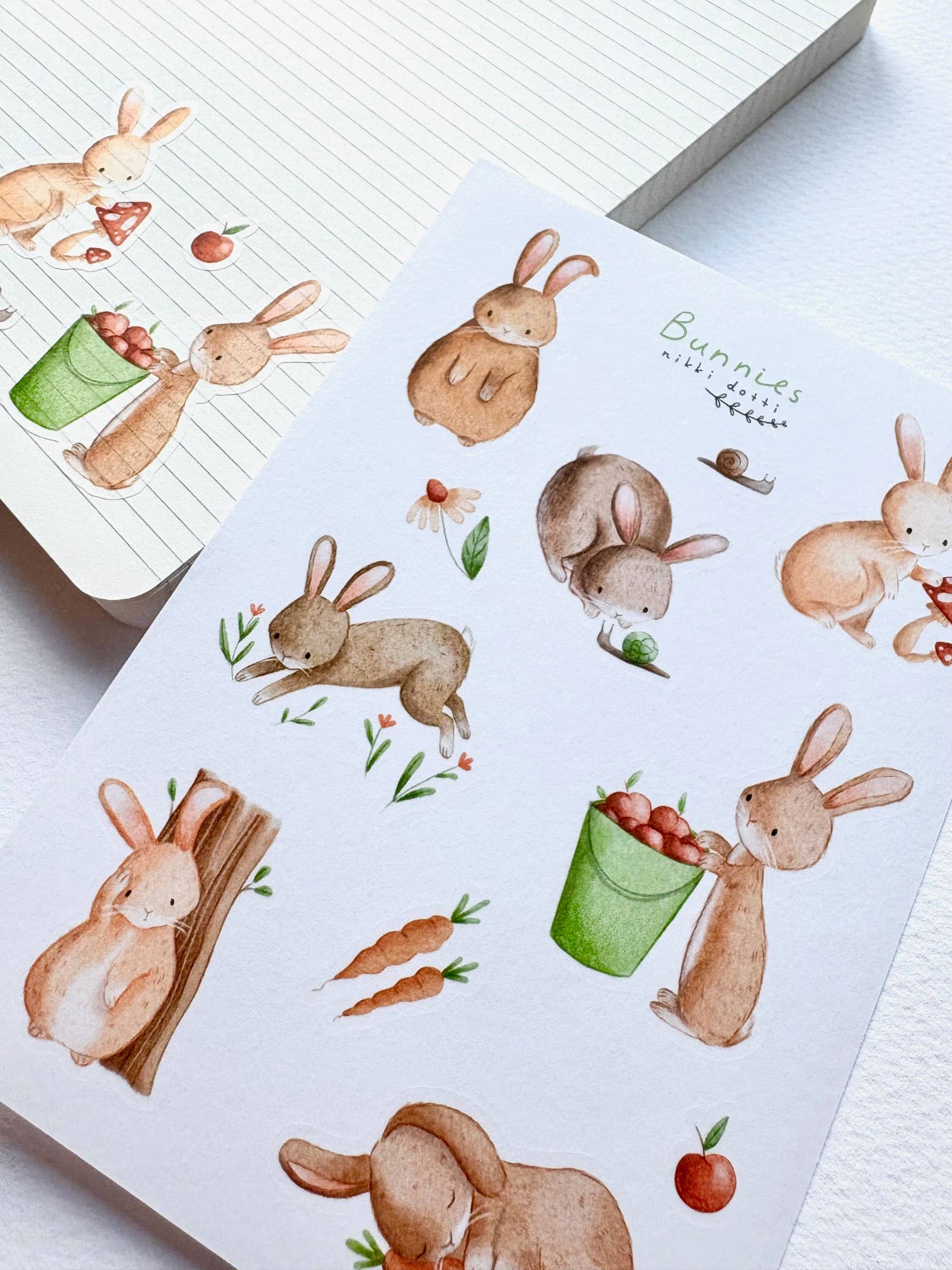 Sticker sheet - Bunnies-DutchMills