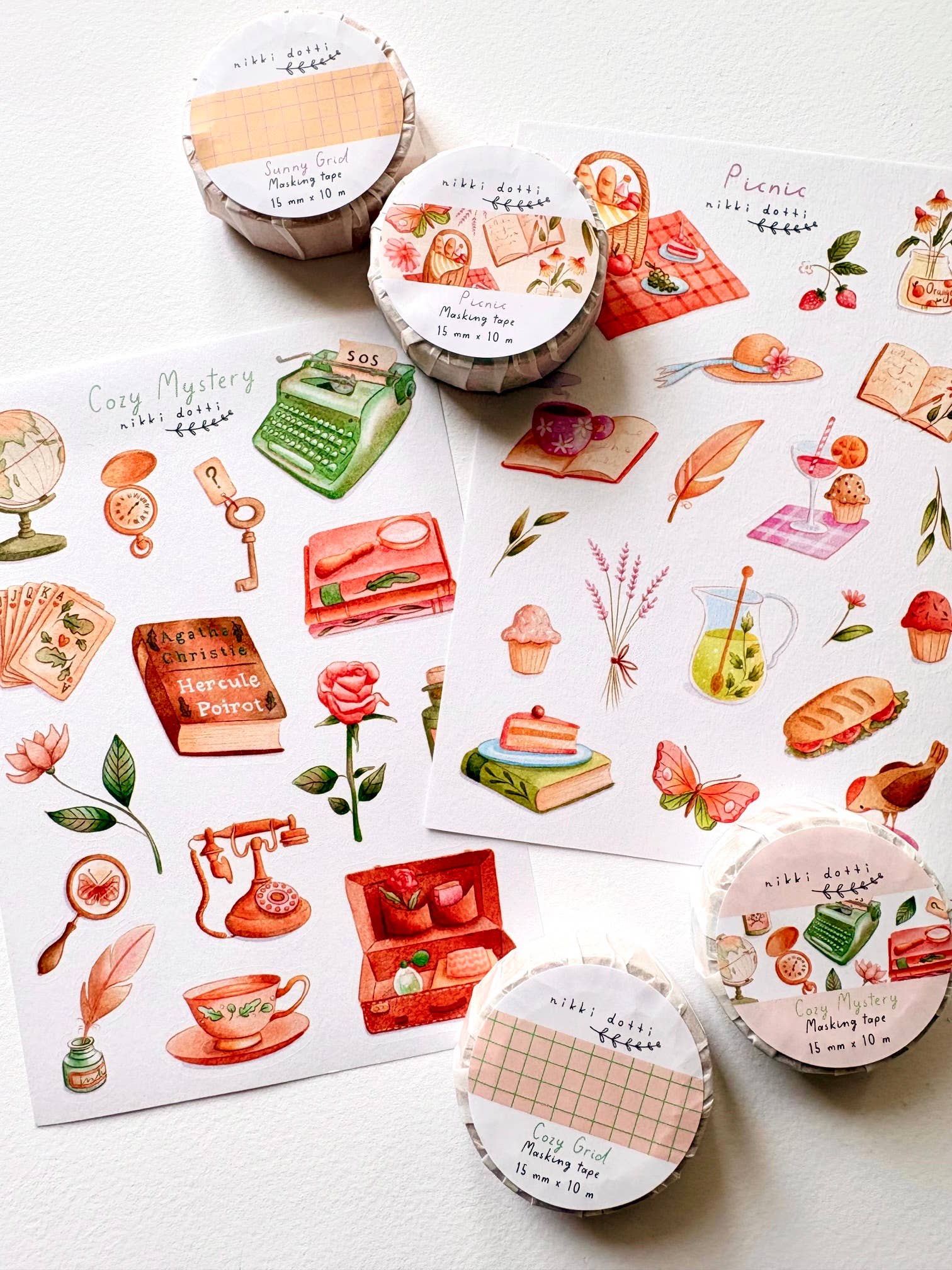 Sticker sheet - Cozy mystery-DutchMills
