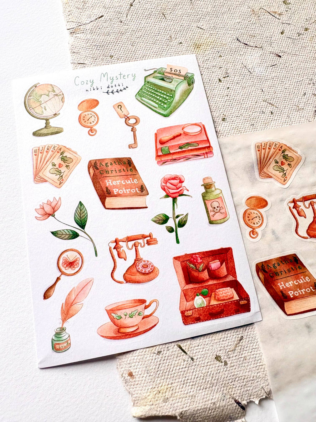 Sticker sheet - Cozy mystery-DutchMills