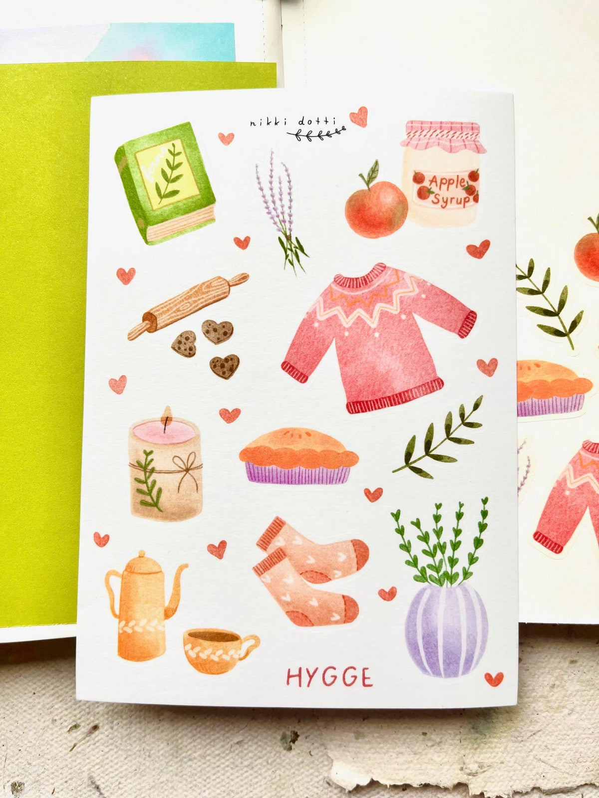 Sticker sheet - Hygge-Sticker-DutchMills