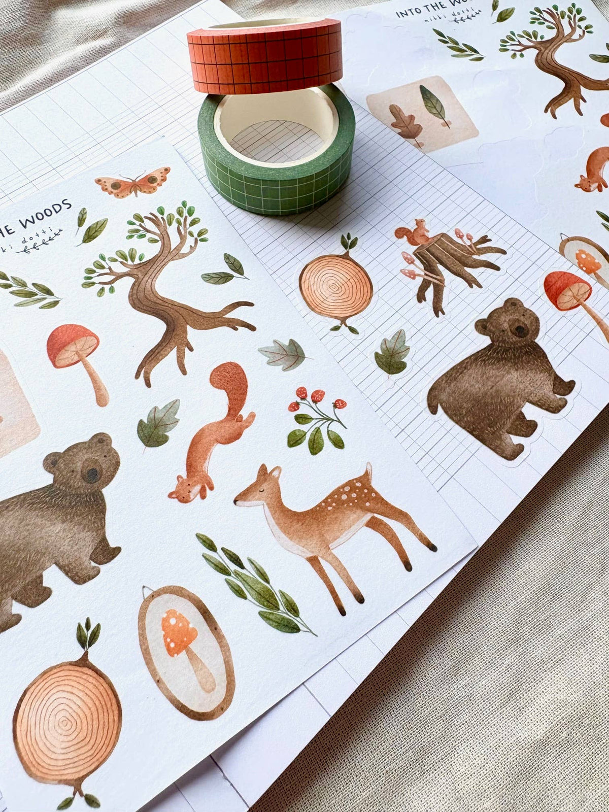 Sticker sheet - Into the woods-DutchMills