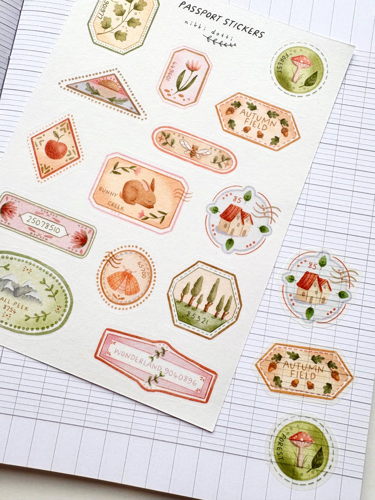 Sticker sheet - Passport-DutchMills