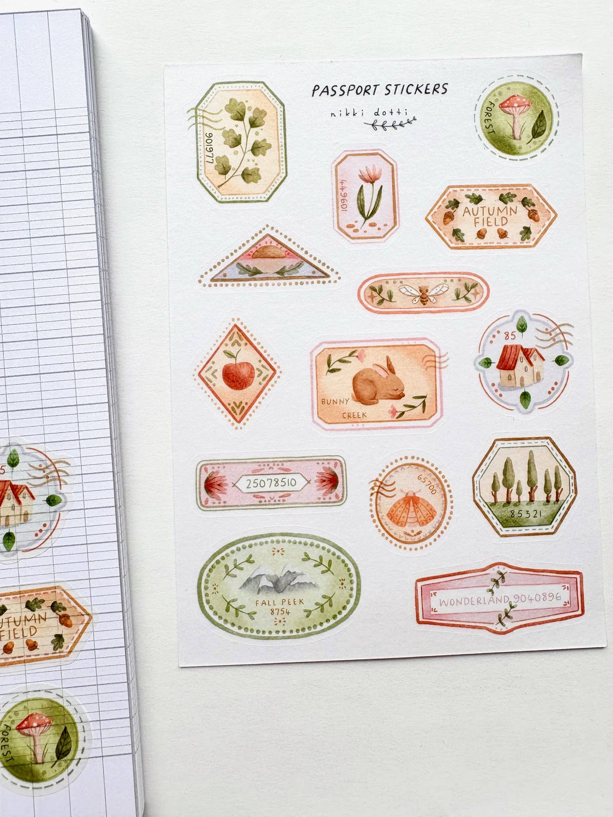 Sticker sheet - Passport-DutchMills