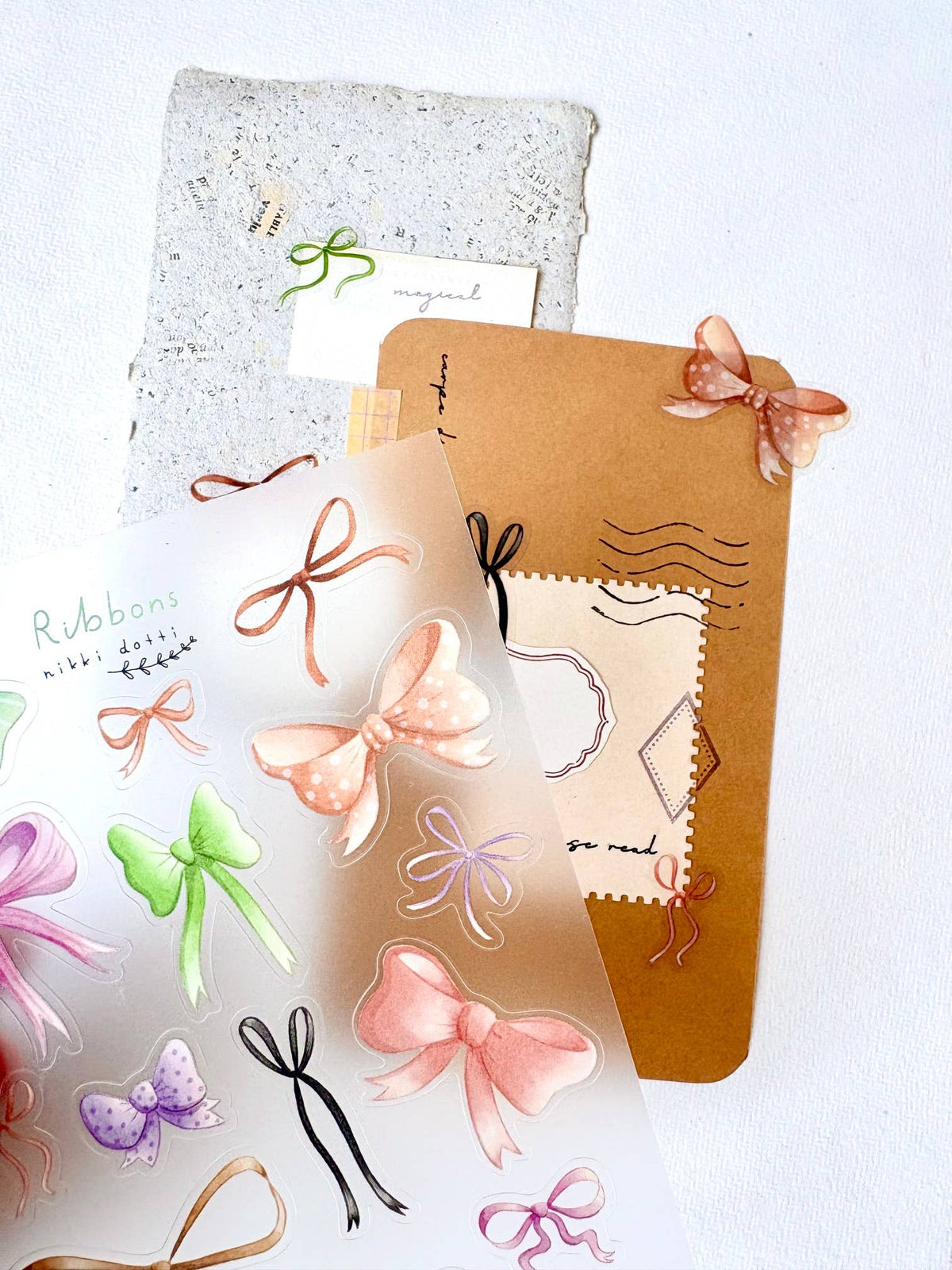 Sticker sheet - Ribbons-DutchMills