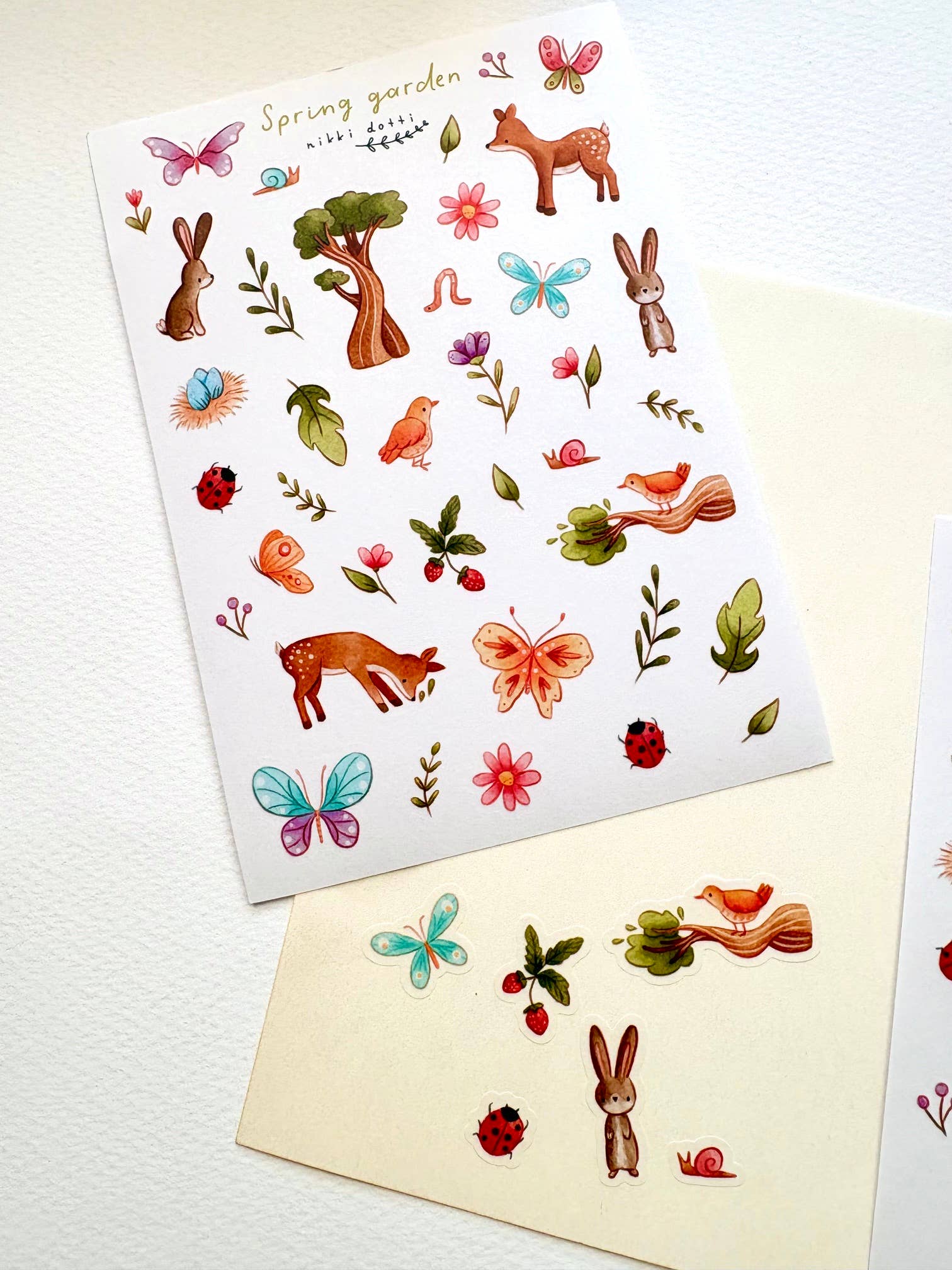Sticker sheet - Spring garden-DutchMills