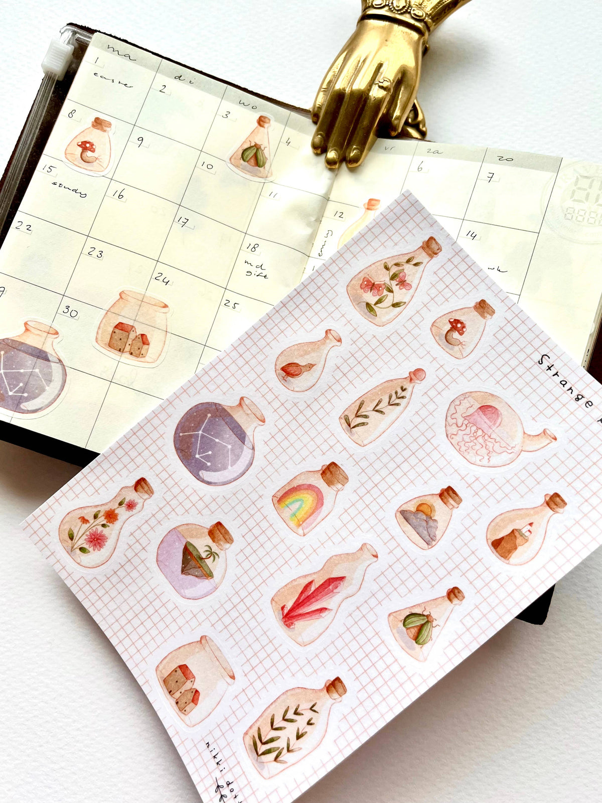 Nikki Dotti - Sticker sheet - Strange potions-Sticker-DutchMills