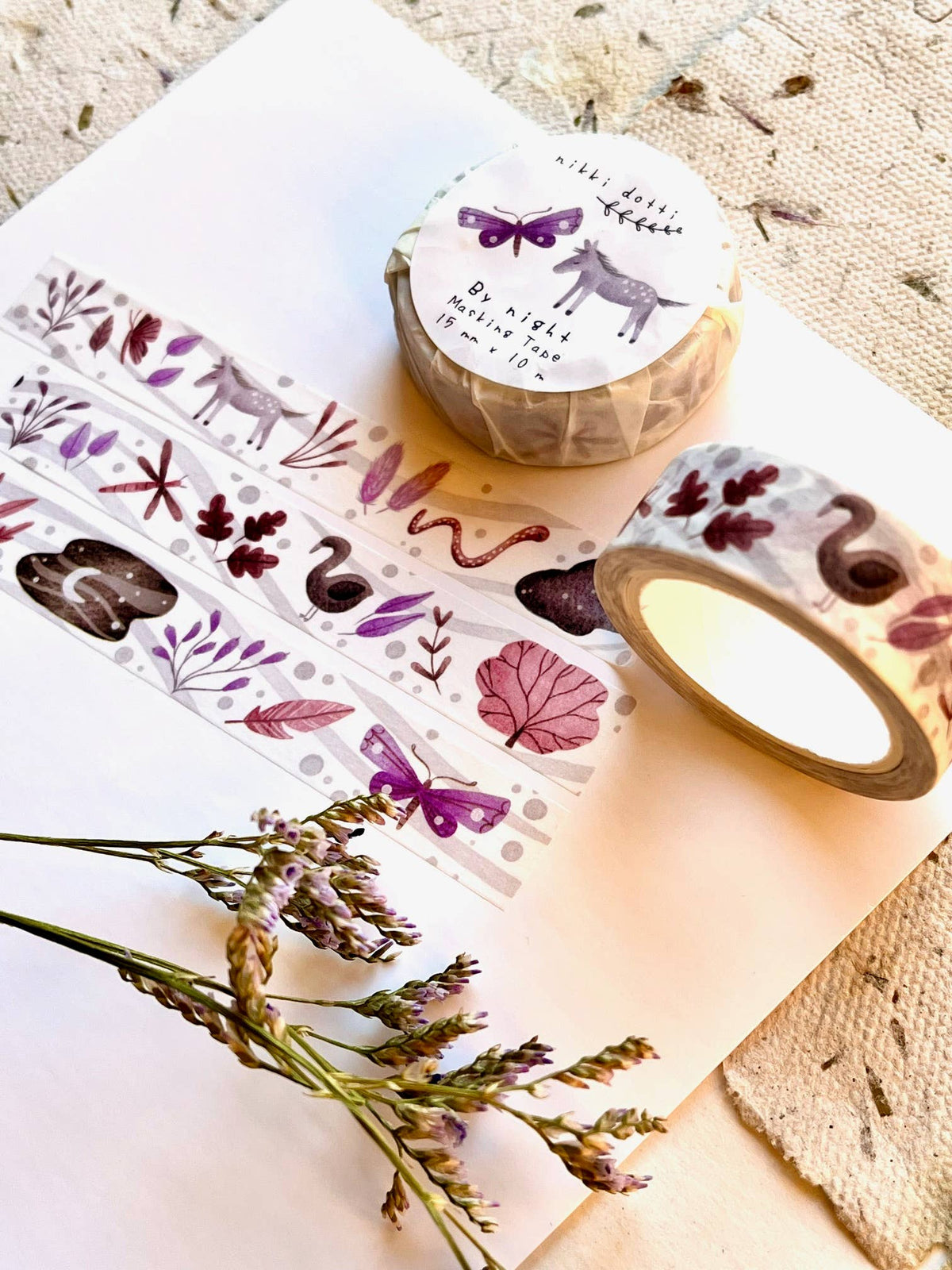 Nikki Dotti - Washi tape - By Night-Maskingtape-DutchMills