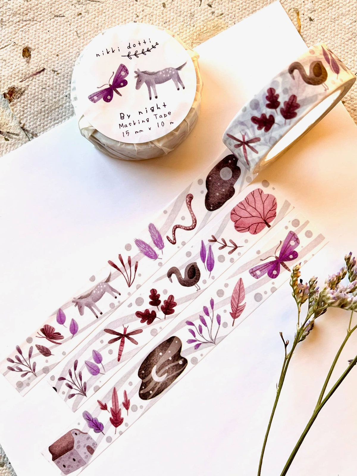 Nikki Dotti - Washi tape - By Night-Maskingtape-DutchMills