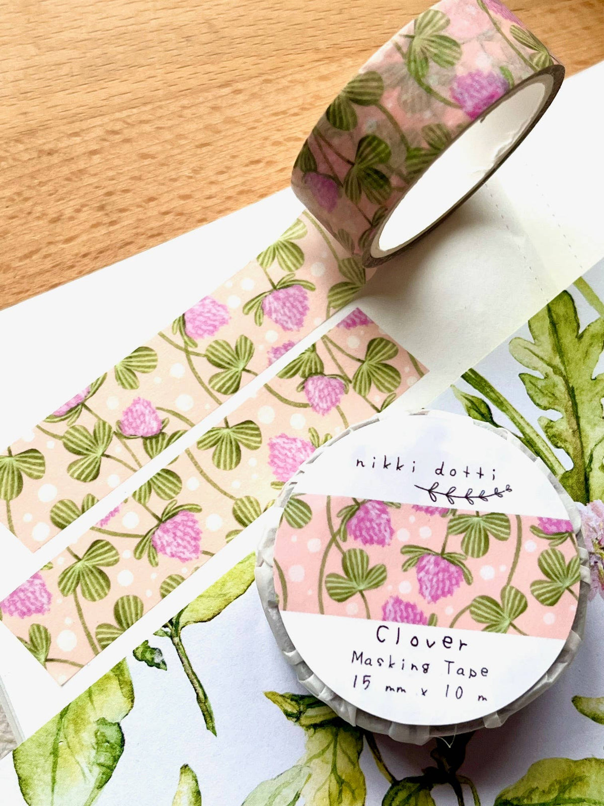 Nikki Dotti - Washi tape - Clover-Maskingtape-DutchMills