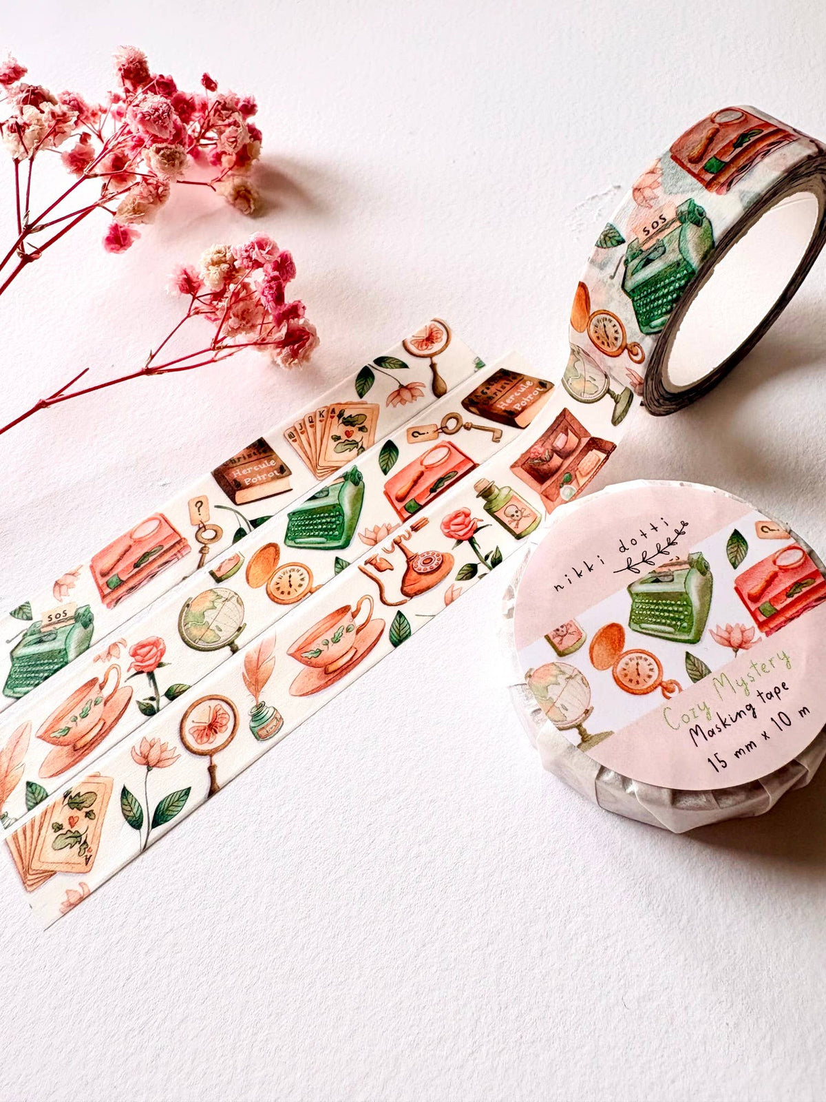 Washi tape - cozy mystery-DutchMills