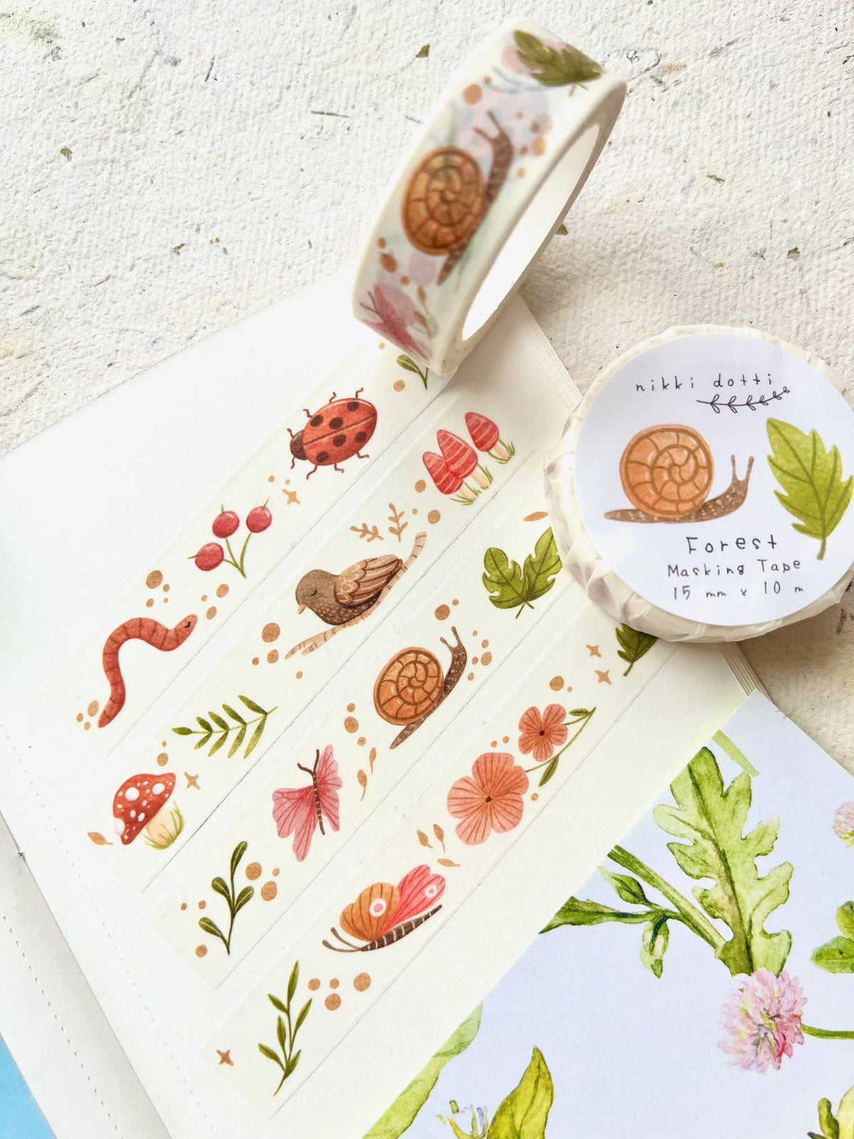 Nikki Dotti - Washi tape - Forest-Maskingtape-DutchMills