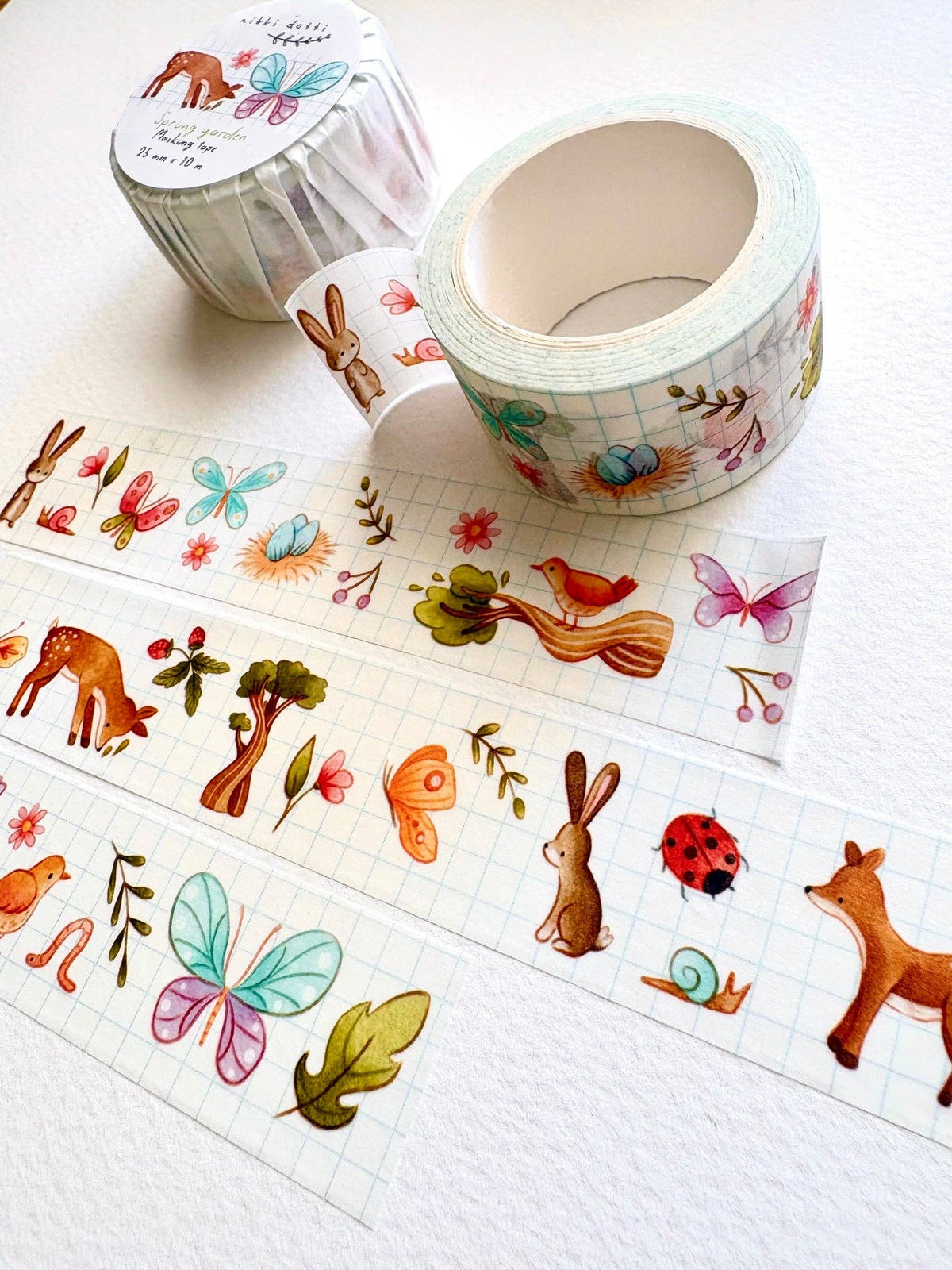 Washi tape - Spring garden-DutchMills